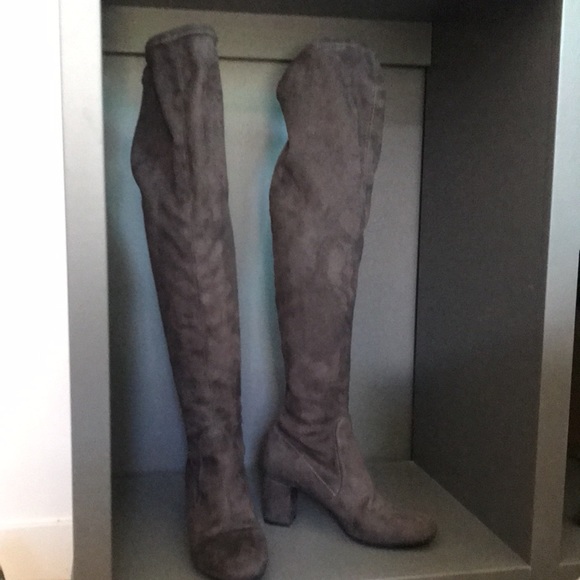 Tall suede boots - Picture 2 of 4